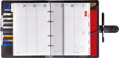 KALENDEREINLAGE 390GC für Ringbuch-Kalender